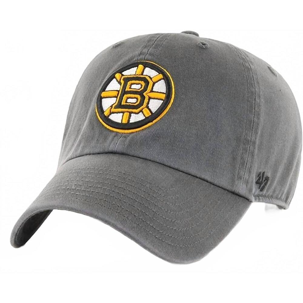 NEW ’47 men's boston bruins clean up adjustable cap in charcoal